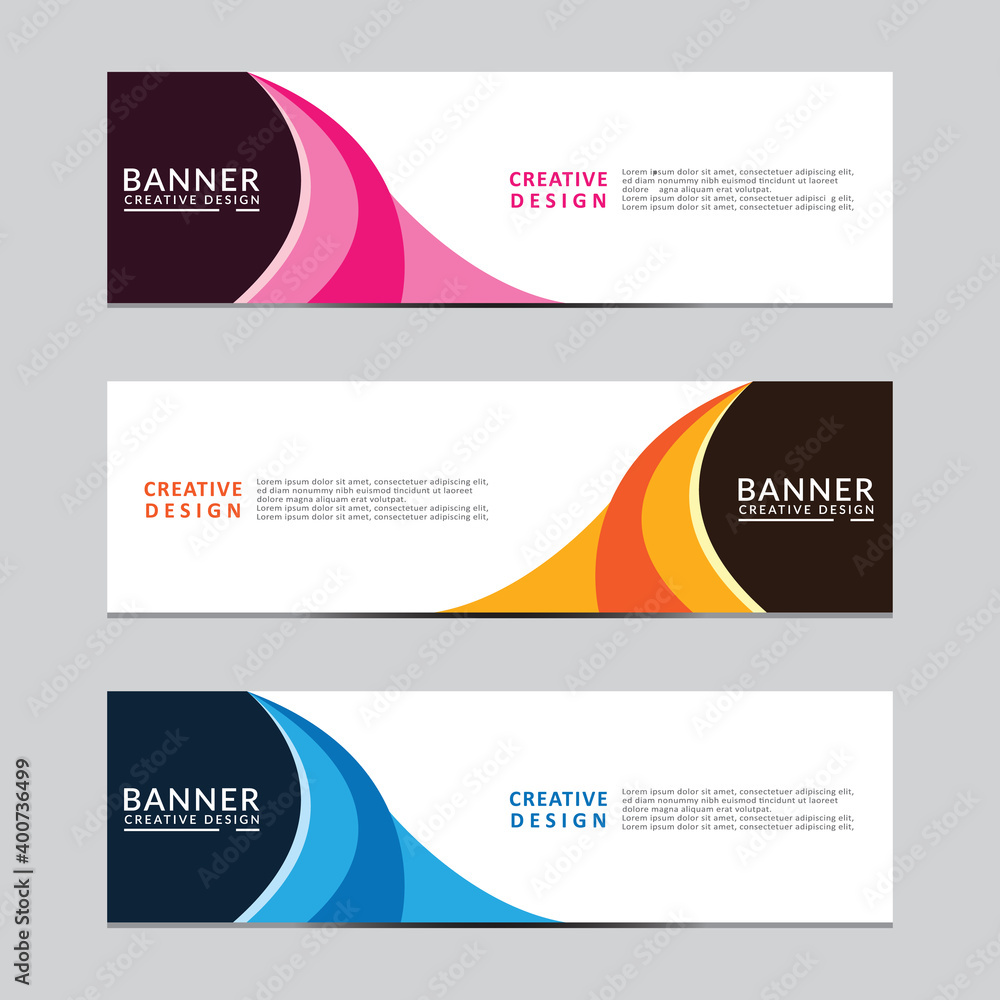 Poster vector abstract geometric design banner web template. modern design. vector illustration