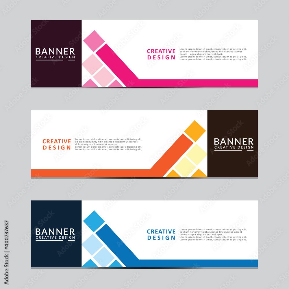 Poster vector abstract geometric design banner web template. modern design. vector illustration
