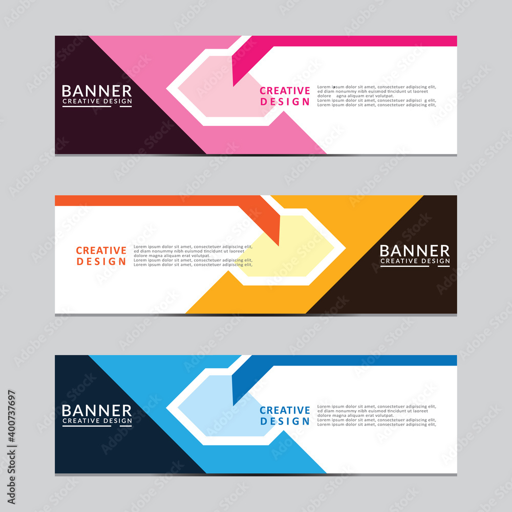 Poster vector abstract geometric design banner web template. modern design. vector illustration
