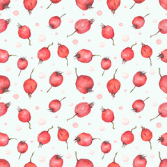 seamless pattern with berries