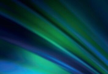 Dark Blue, Green vector blurred bright pattern.