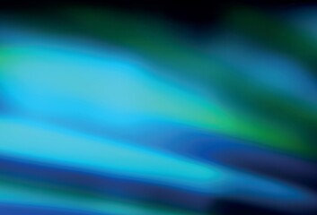 Dark BLUE vector blurred shine abstract texture.