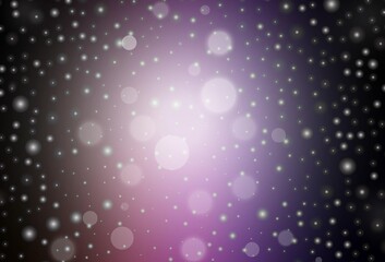 Dark Purple, Pink vector texture in birthday style.