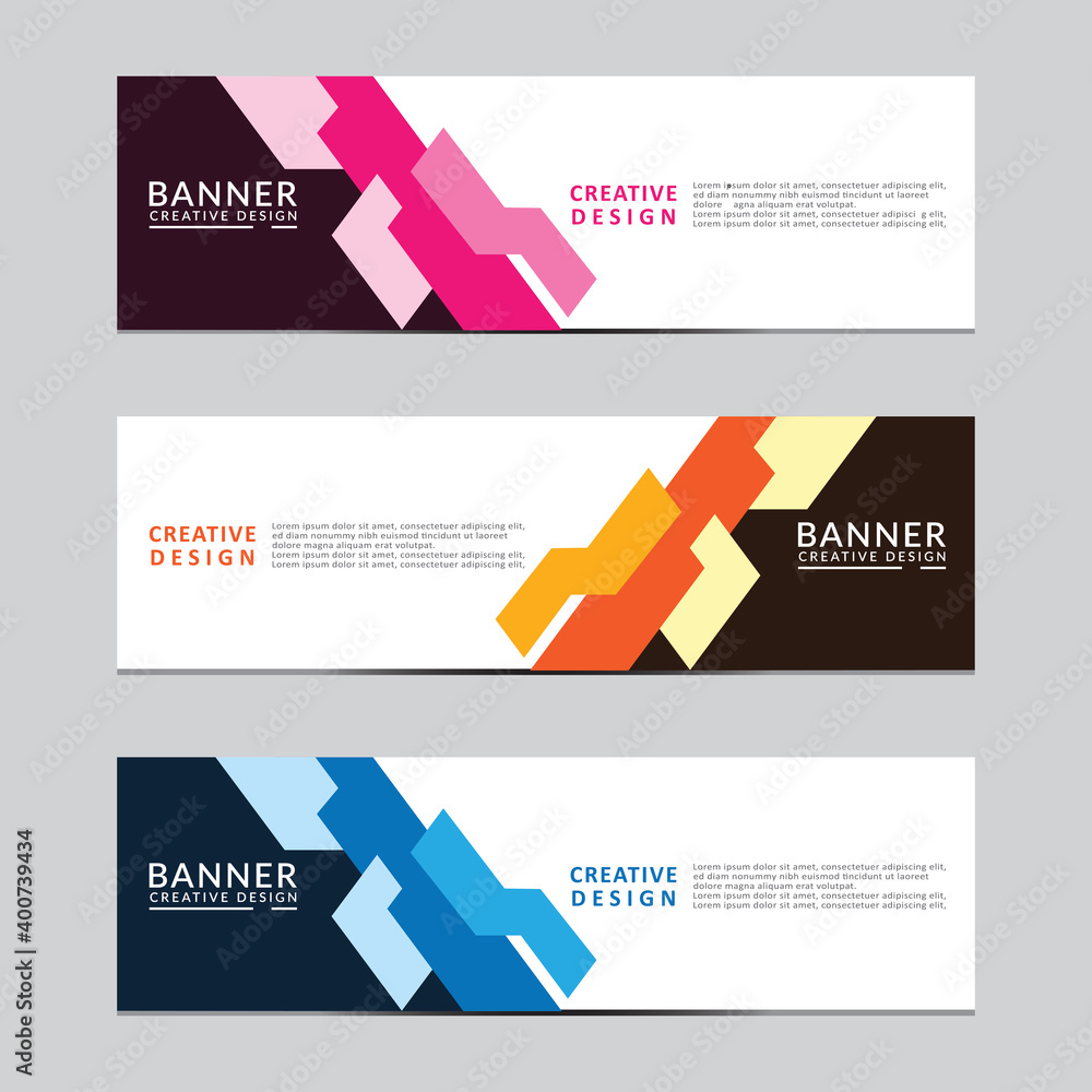 Poster vector abstract geometric design banner web template. modern design. vector illustration