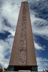 Ancient Egyptian Obelisk of Theodosius in Istanbul, Turkey
