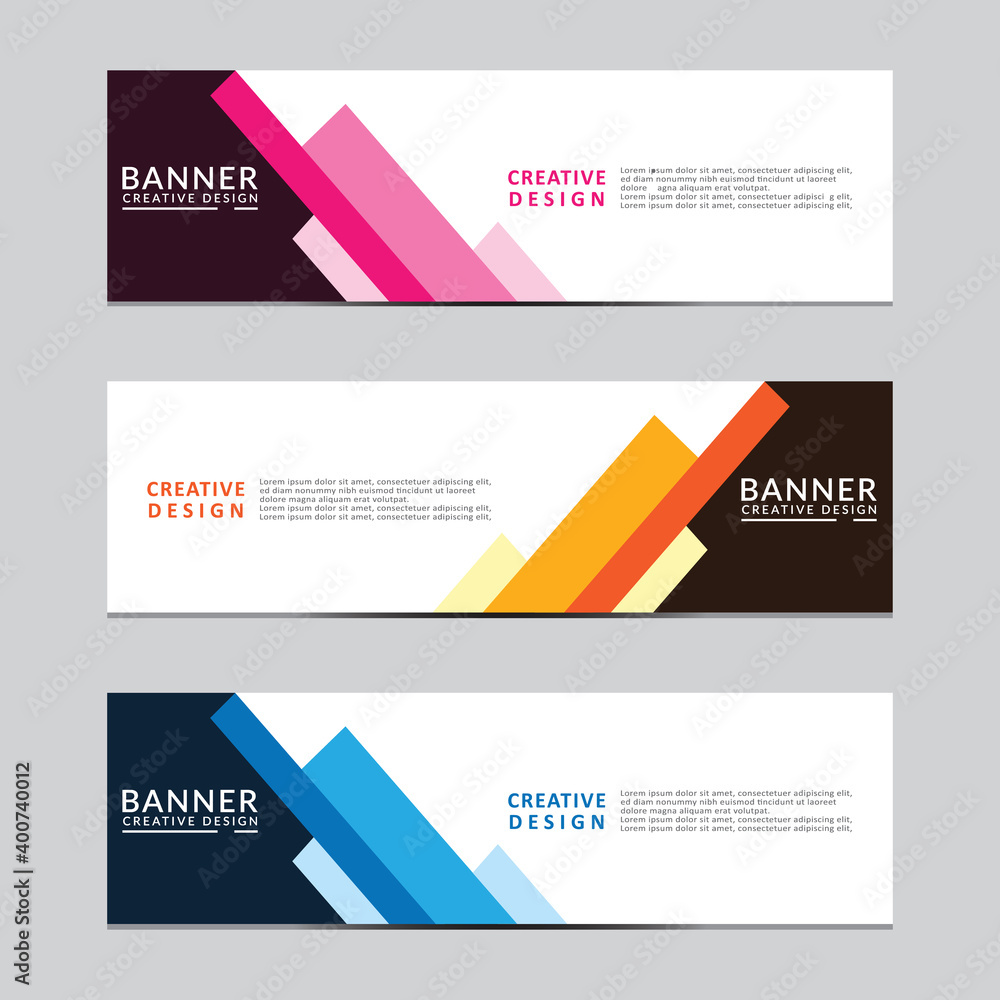 Poster vector abstract geometric design banner web template. modern design. vector illustration