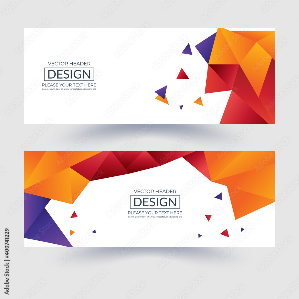 Sticker vector abstract geometric design banner web template. modern design. vector illustration