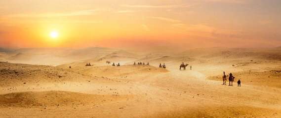 Fototapeta na wymiar View on desert