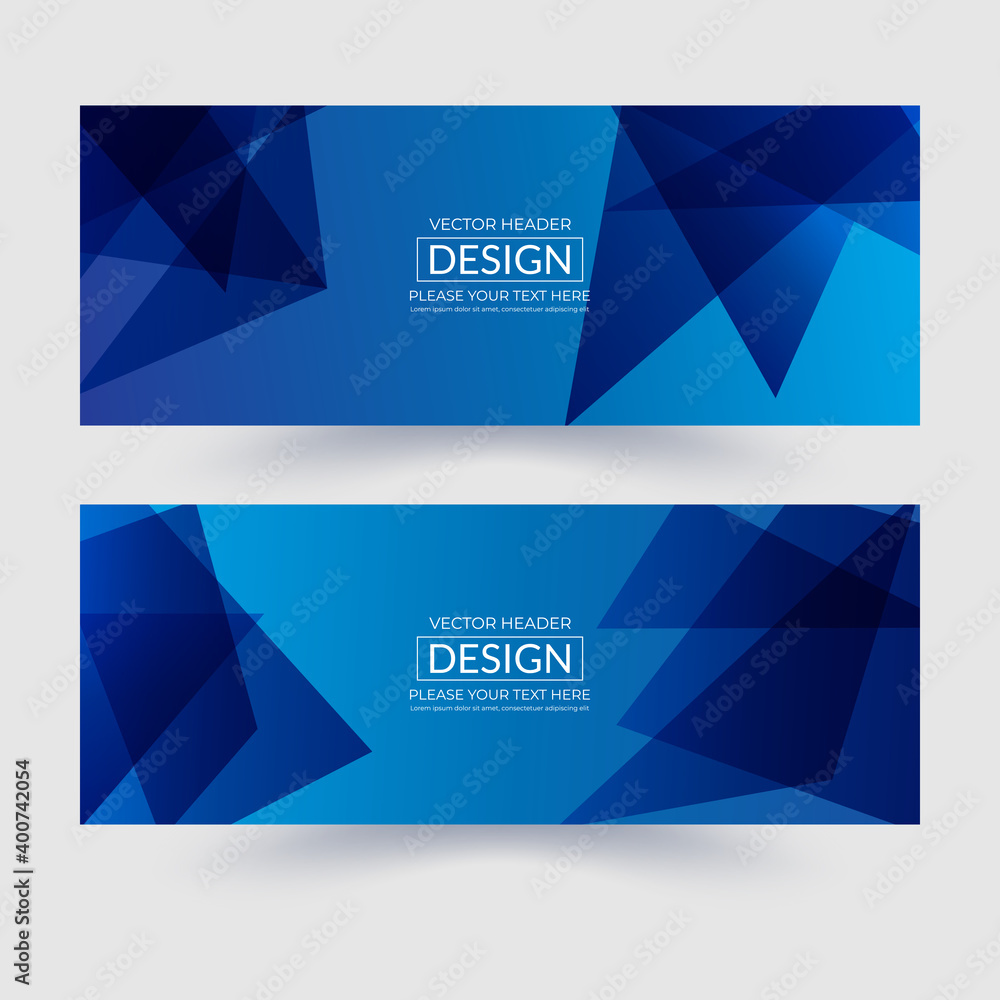 Wall mural vector abstract geometric design banner web template. modern design. vector illustration