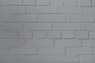 Colored brick wall with trendy color of 2021 - Ultimate gray