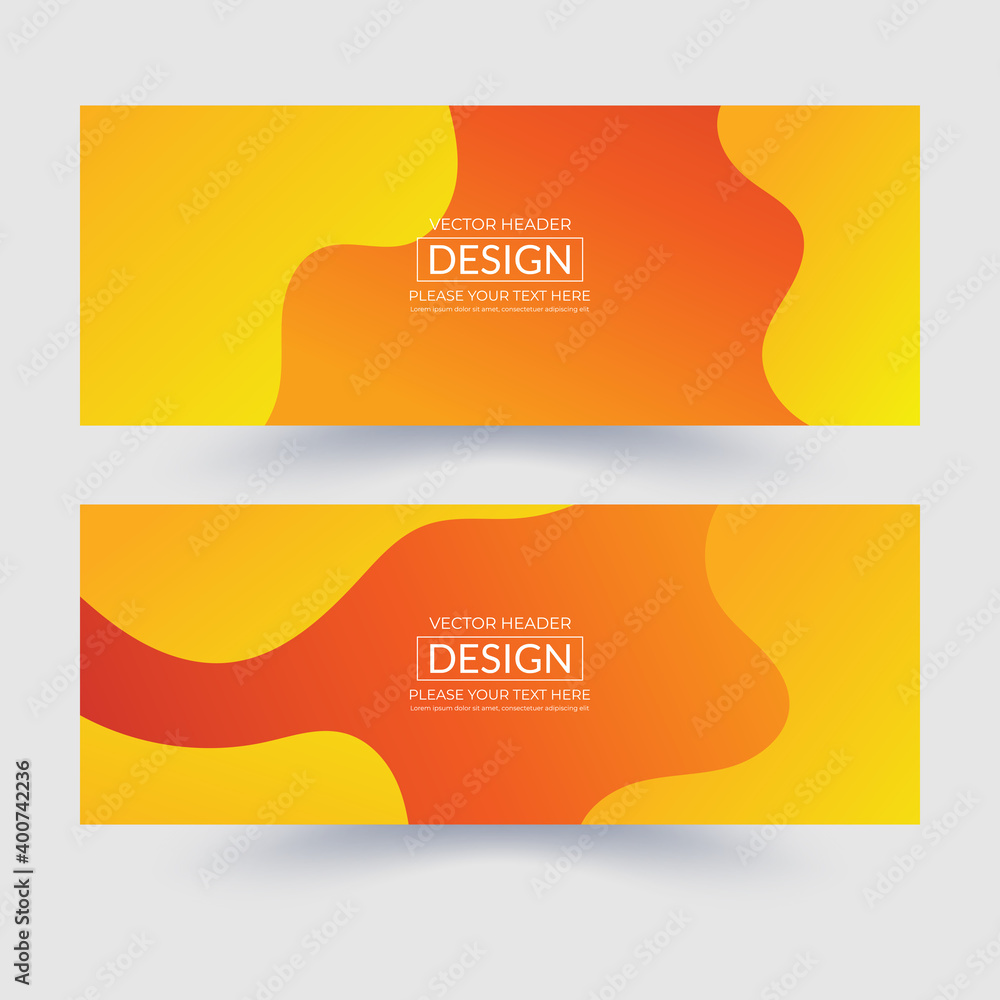 Sticker vector abstract geometric design banner web template modern design. vector illustration