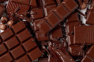 chocolate bar with nuts