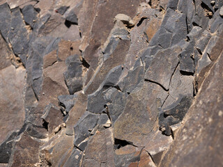 Rock textured background. Stone nature mineral pattern.
