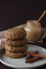 cookies and hazelnut paste