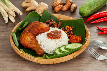 Nasi Kukus is a traditional delicacy originally from the East Coast of Peninsular Malaysia....