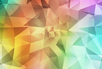 Obraz premium Light Multicolor vector low poly layout.