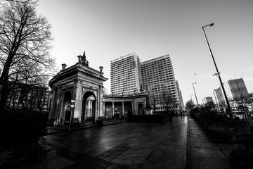 Obraz premium Archicture and contrasts in Berlin Mitte