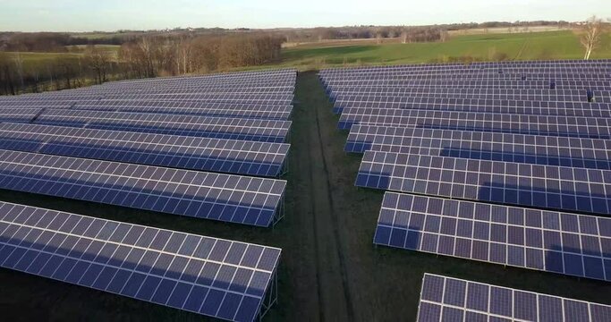 Solaranlage in der Landschaft