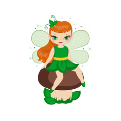 Cute and beautiful fairy