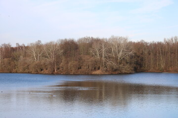 Winter am Unterbacher See