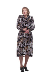 Portrait of surprised beautiful old woman