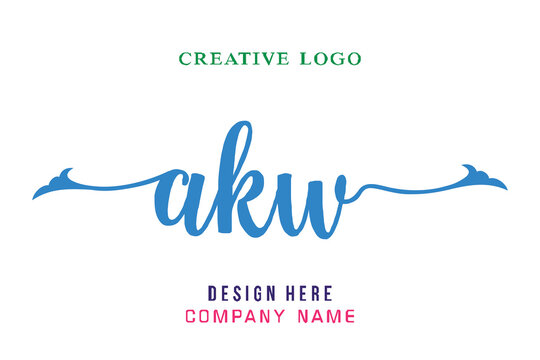 AKW lettering logo is simple, easy to understand and authoritative