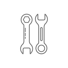 Technical icon vector, Engineering simple icon template, Creative Setting icon design, Illustration