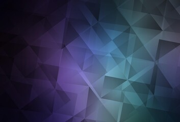 Dark Pink, Blue vector low poly layout.