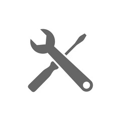 Technical icon vector, Engineering simple icon template, Creative Setting icon design, Illustration