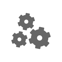 Technical icon vector, Engineering simple icon template, Creative Setting icon design, Illustration