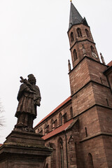 Heilbad Heiligenstadt; St.-Martin-Kirche  (Bergkirche) von Osten 