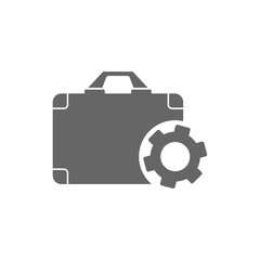 Technical icon vector, Engineering simple icon template, Creative Setting icon design, Illustration