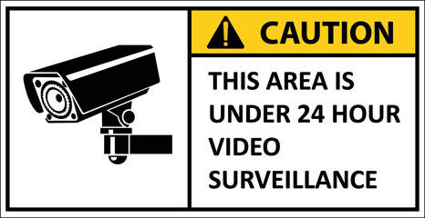 Caution This area has 24 hour video recording.