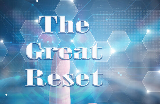 Global Reset, Transition To A New Reality, A New Era. Digital Technologies, Science, Achievements, Progress. Digital Reality.