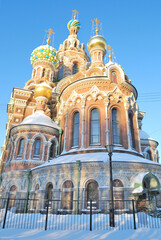 Fototapeta na wymiar Church of the Savior on the Blood in St. Petersburg