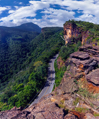 Pha luang daeng viewpoint,Jomthong district, Chiang mai pprovince, Thailand.