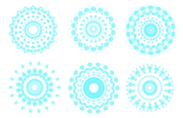 幻想的な模様　結晶　アブストラクト　素材　～色違いもあります～