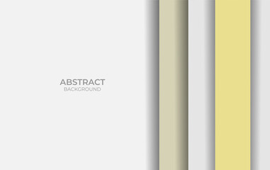 Papercut Luxury White Design Background