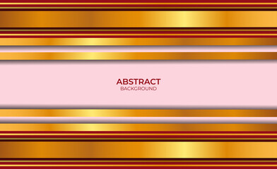 Design Red And Gold Background