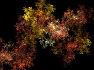 Imaginatory fractal background Image