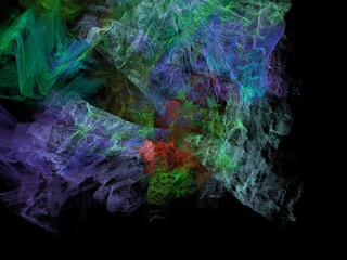 Imaginatory fractal background Image