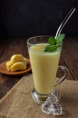 Jus tape or jus tapai or fermented cassava juice.