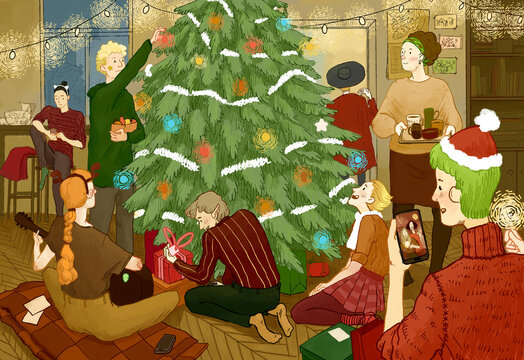 New Year with a small party