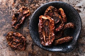 Sundried Tomatoes in a Bowl