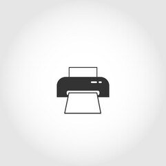 printer isolated vector icon. print icon. business design element