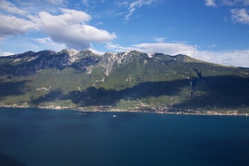 Obraz premium Gardasee Westseite Panorama