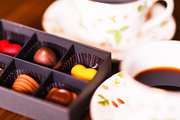 チョコレート　箱入り　コーヒー　【バレンタイン】
