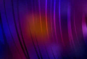 Dark Blue, Red vector background with wry lines.