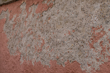 Gebäudeschäden an der Hauswand