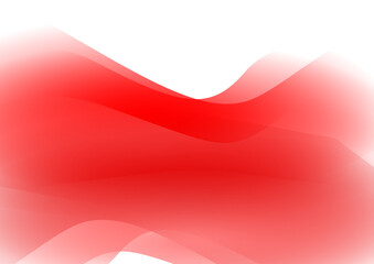 abstract red wave background with copy space for text